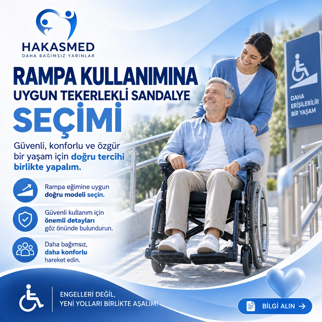 Rampa İçin Tekerlekli Sandalye Nasıl Seçilir?