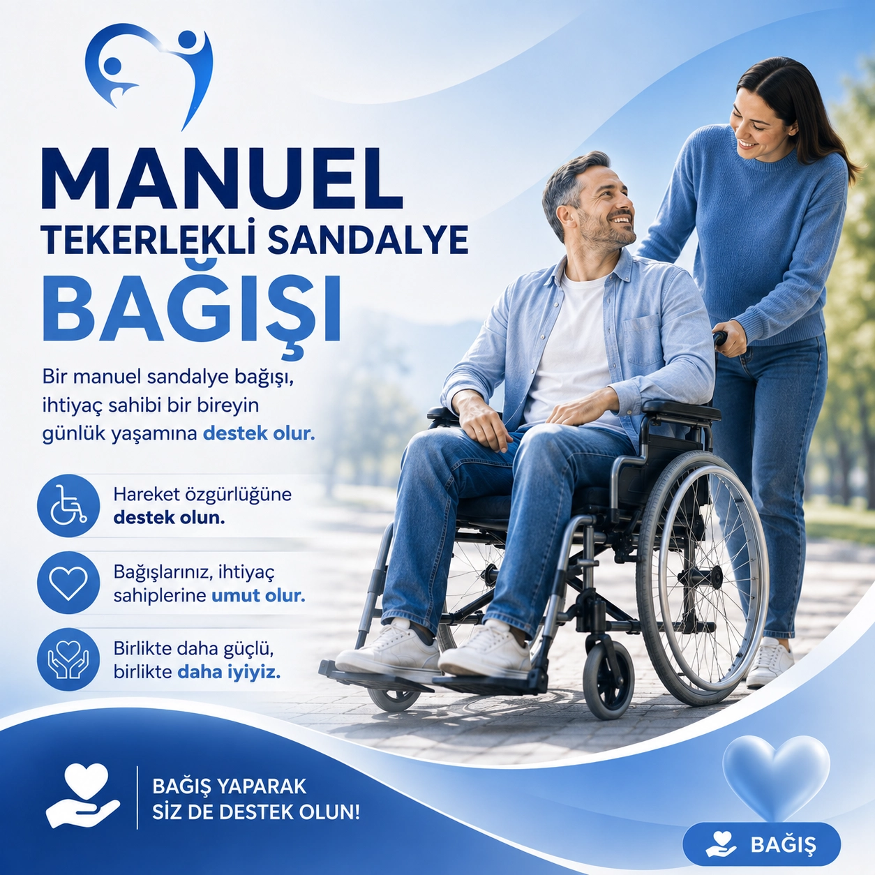 Manuel Tekerlekli Sandalye Bağışı Nasıl Yapılır