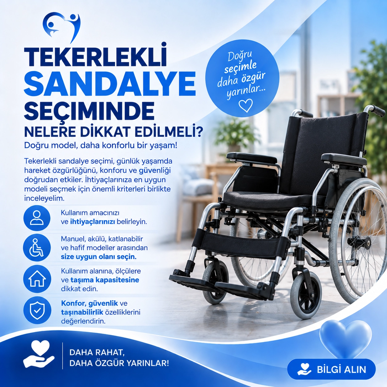 Tekerlekli Sandalye Seçim Rehberi