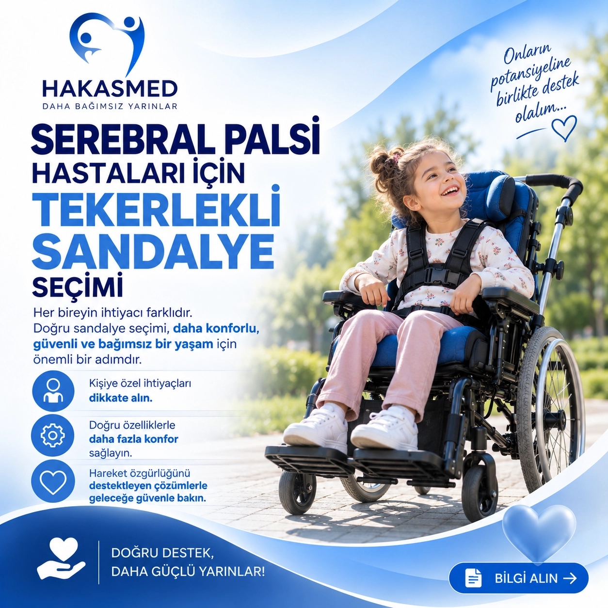 Serebral Palsi İçin Tekerlekli Sandalye Seçimi