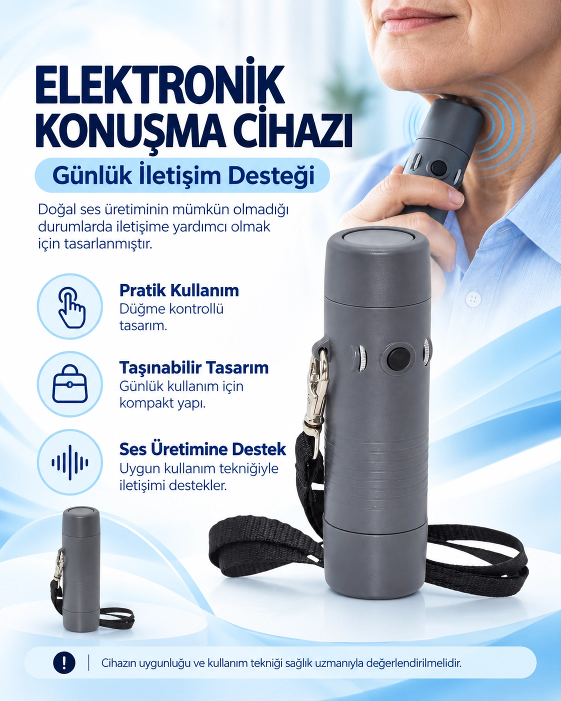 Provox Solatone Plus Konuşma Cihazı
