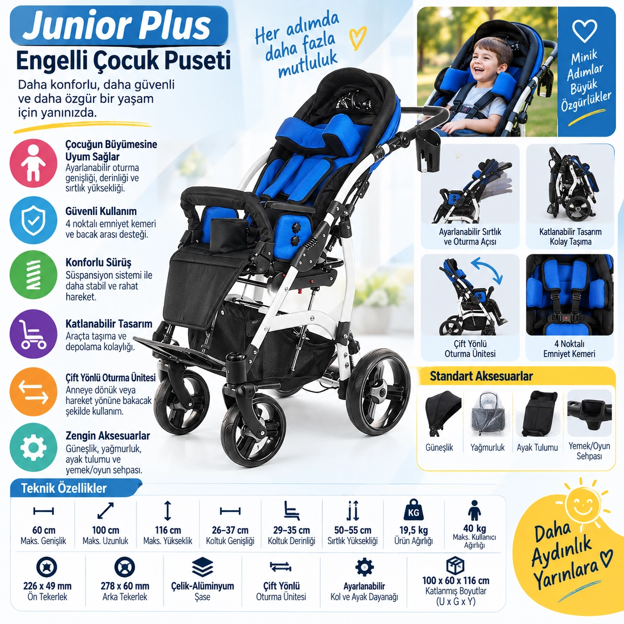 Vitea Care Junior Plus Engelli Çocuk Puseti