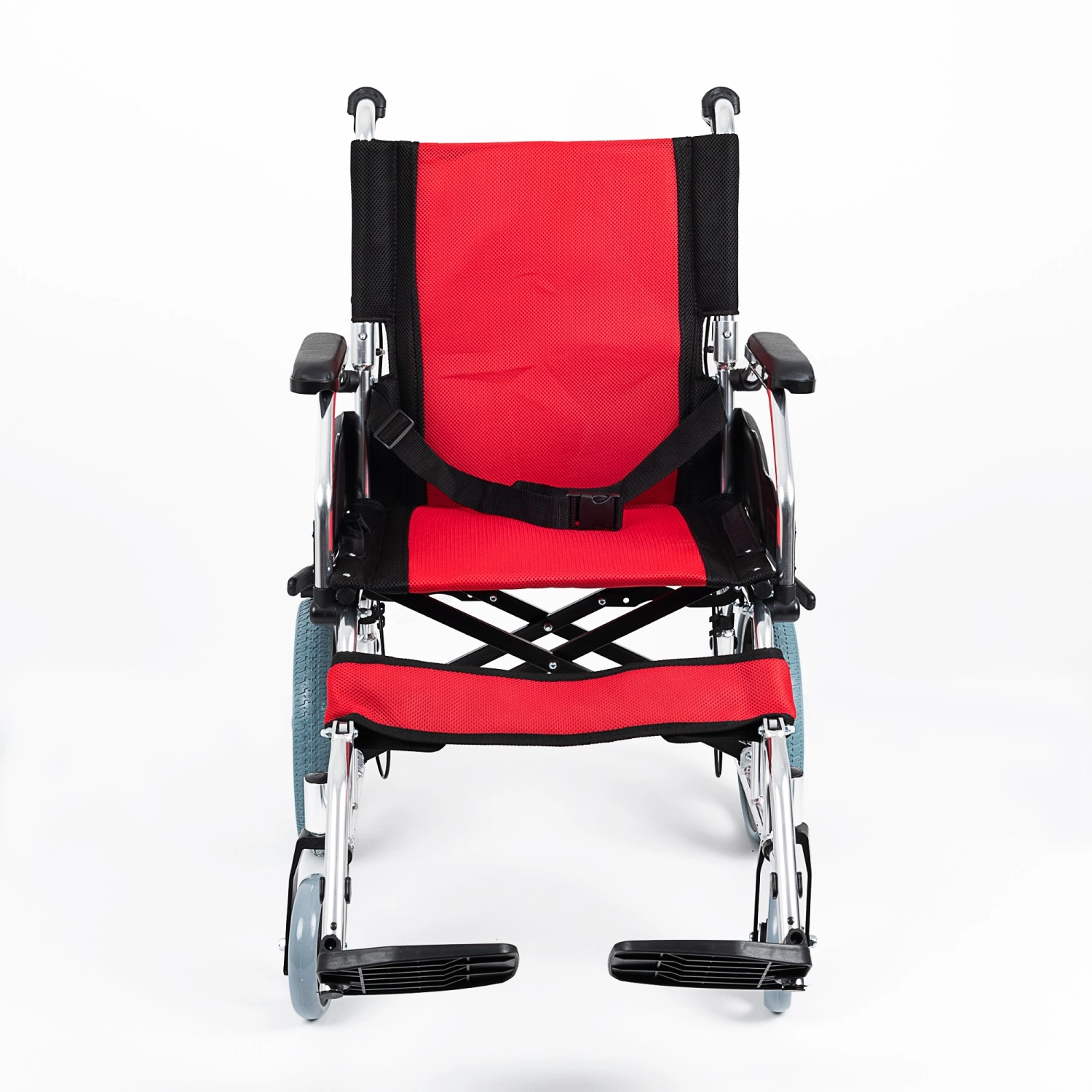 Comfort Plus KY863LABJ-A12 Kırmızı Alüminyum Tekerlekli Sandalye