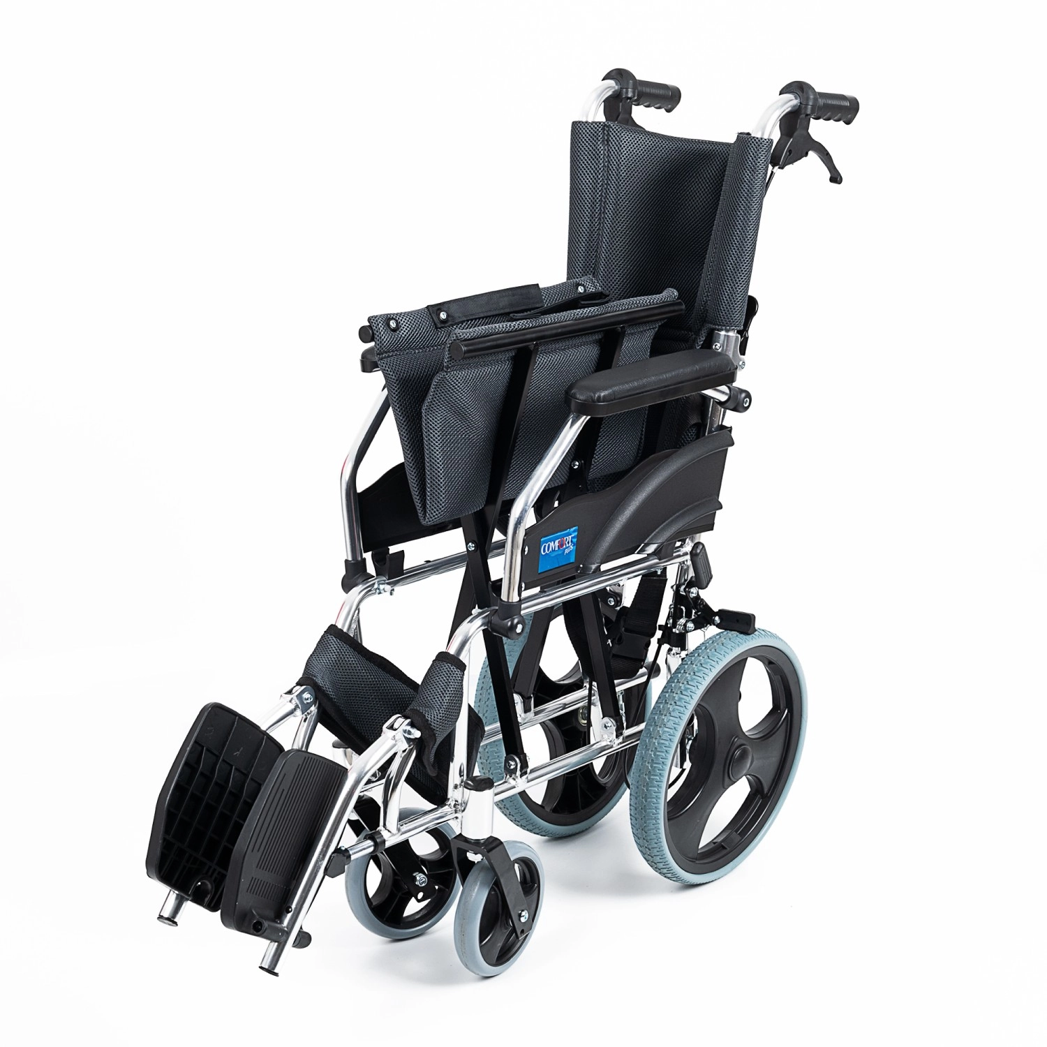 Comfort Plus KY863LABJ-A12 Alüminyum Transfer Özellikli Tekerlekli Sandalye Füme