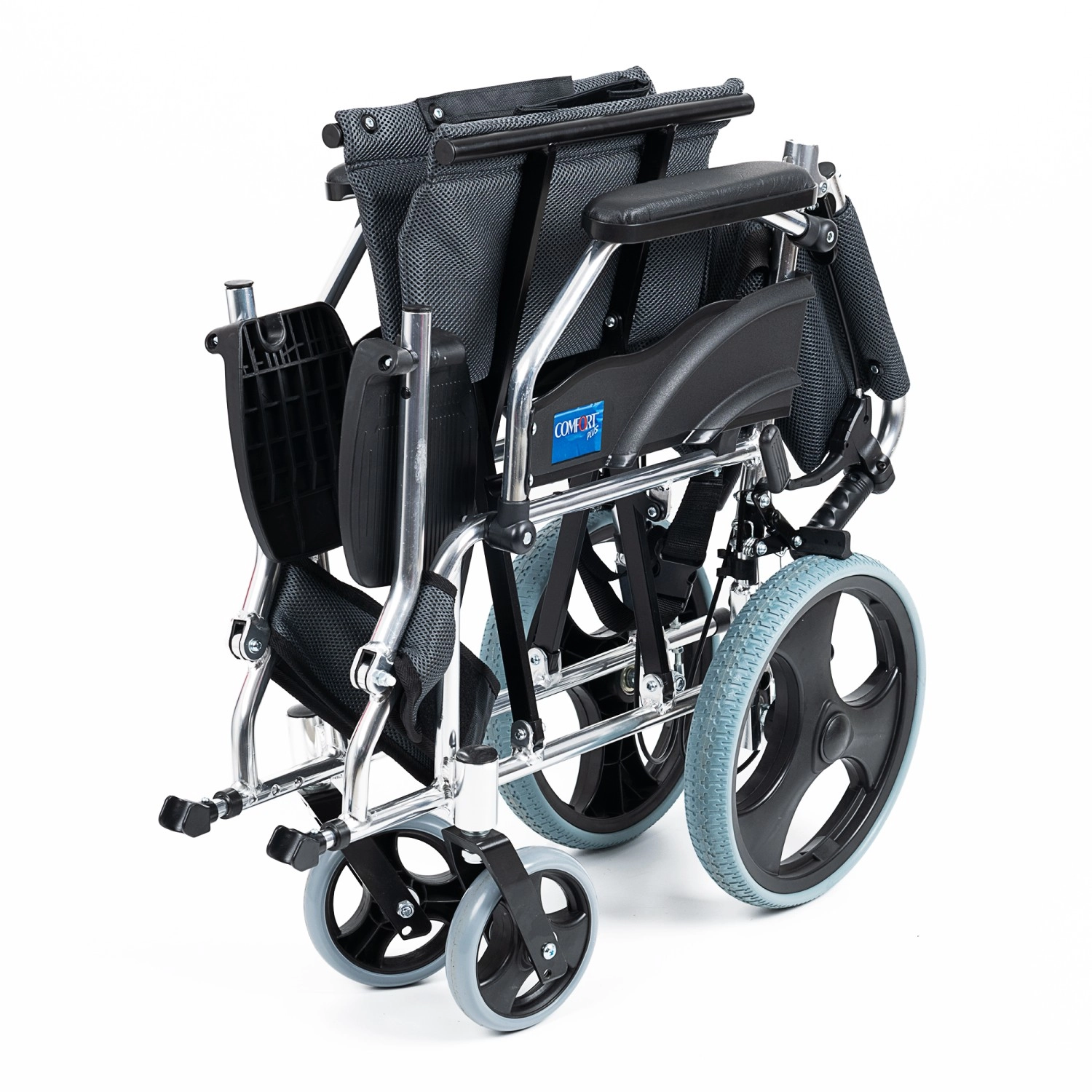 Comfort Plus KY863LABJ-A12 Alüminyum Transfer Özellikli Tekerlekli Sandalye Füme