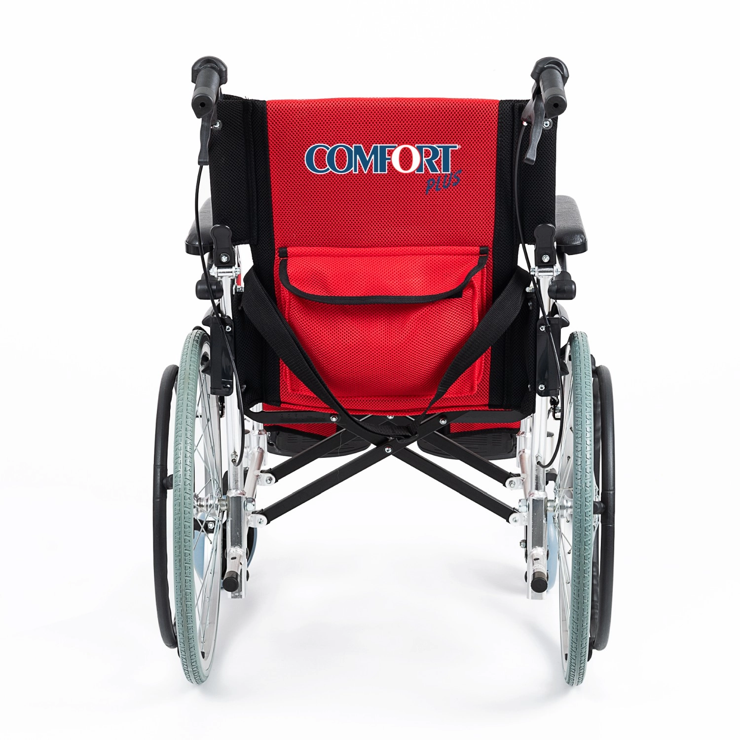 Comfort Plus KY863LAJ-A20 Kırmızı Alüminyum Tekerlekli Sandalye