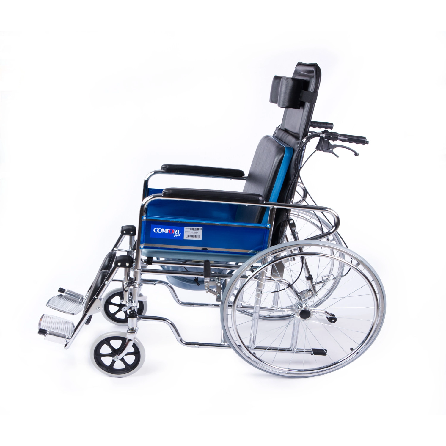 Comfort Plus DY02609GC Sırtı Yatar Ayak Kalkar Tuvalet Özellikli Tekerlekli Sandalye