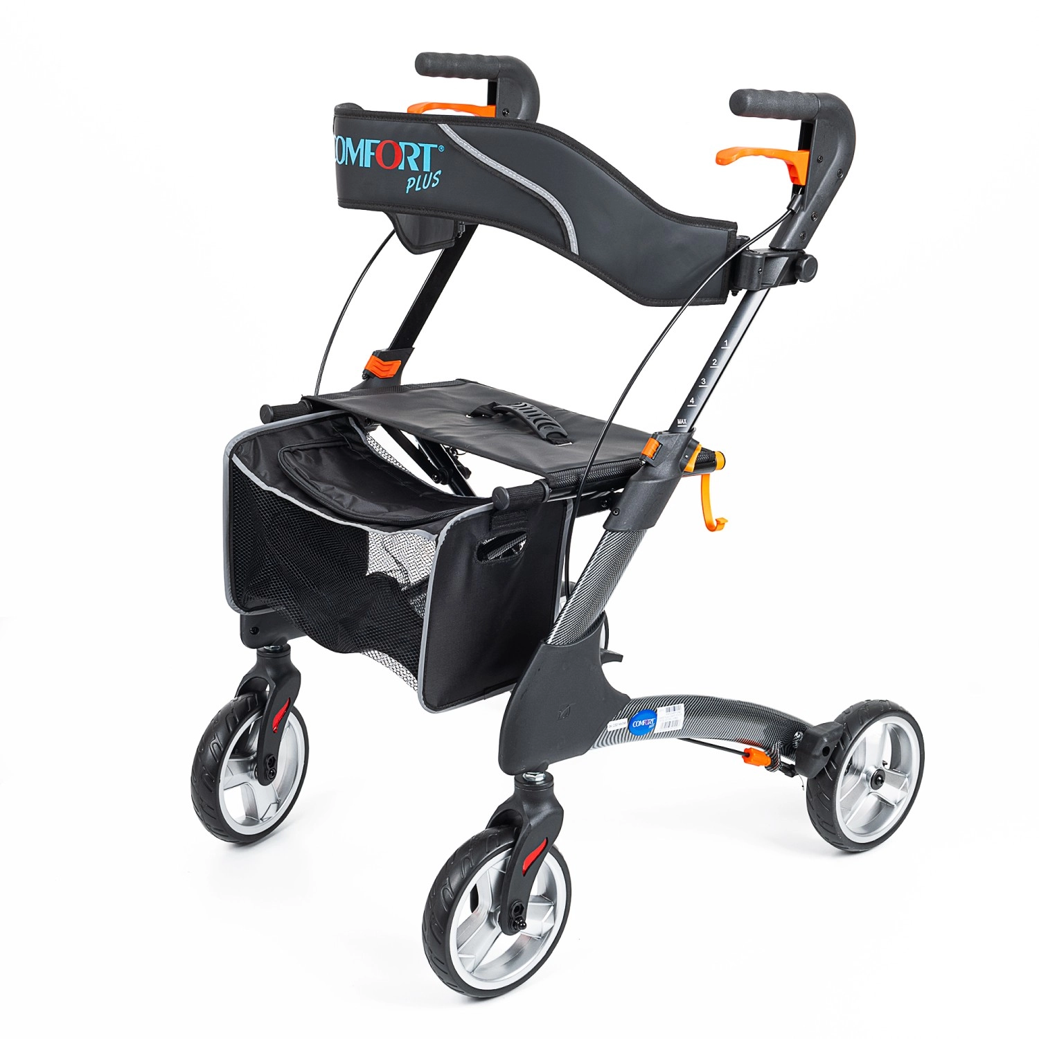 Comfort Plus DY049147L Desenli Aluminyum Rolatör (karbon desenli)