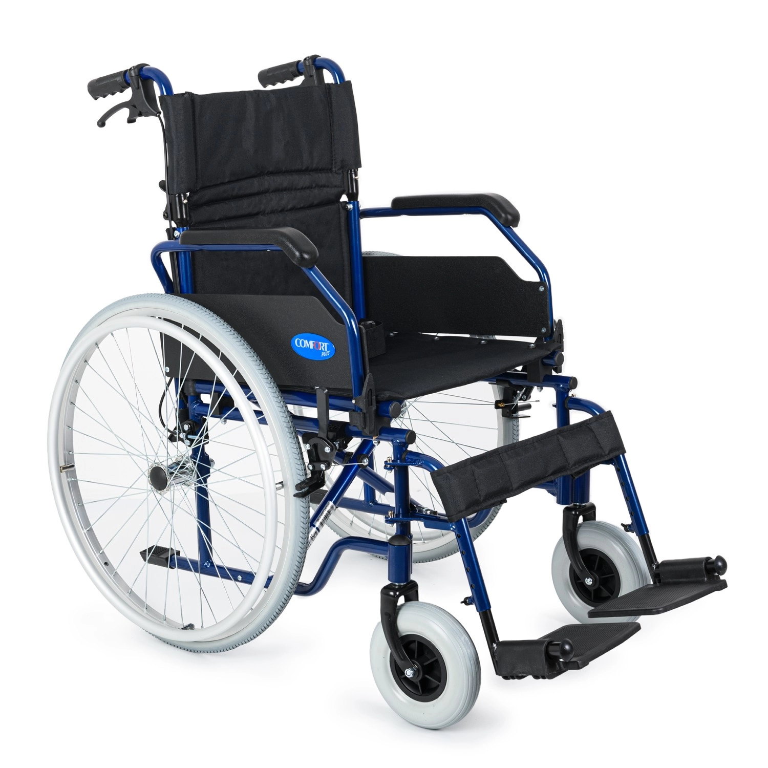 Comfort Plus DM-321 45cm Lacivert Alüminyum Özellikli Tekerlekli Sandalye