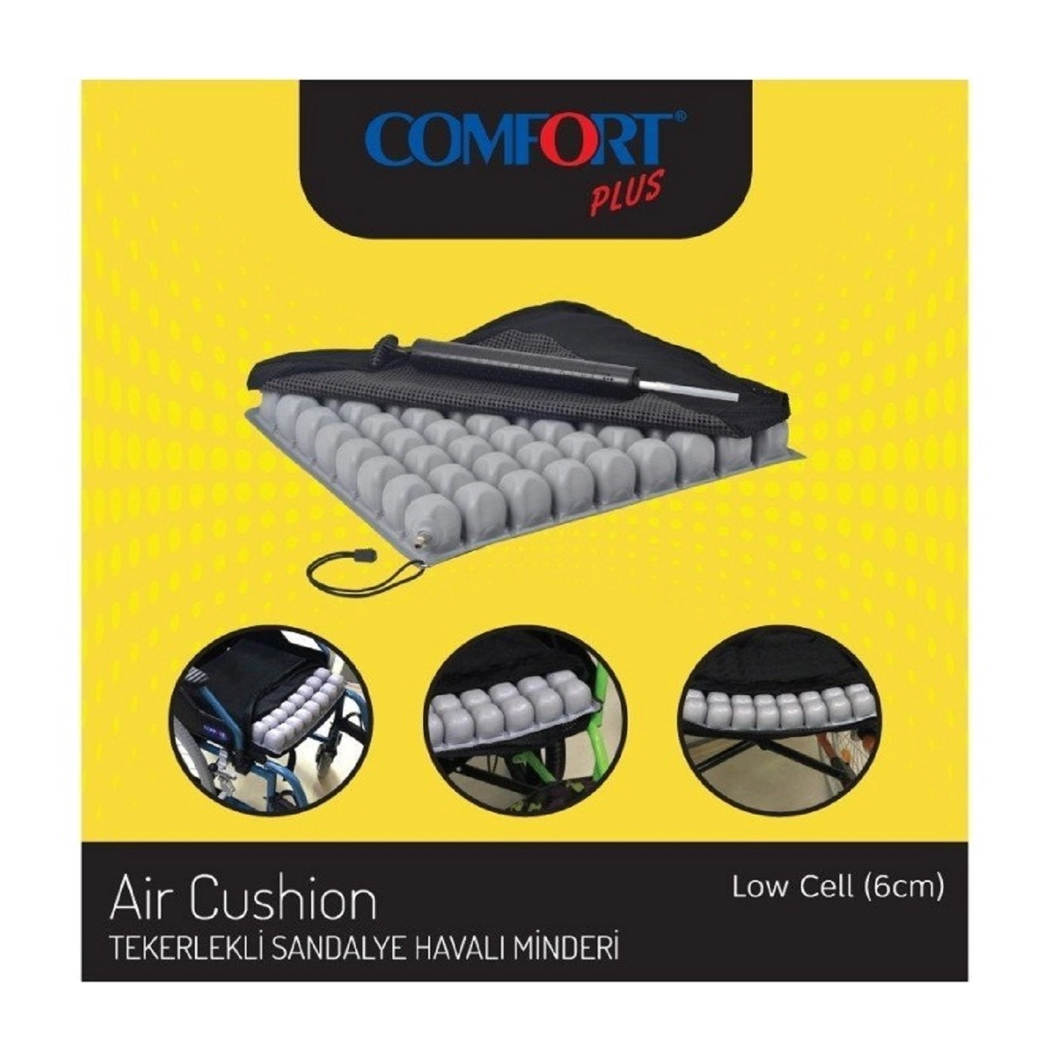 Comfort Plus DM-845 Havalı Oturma Minderi 45x40x8