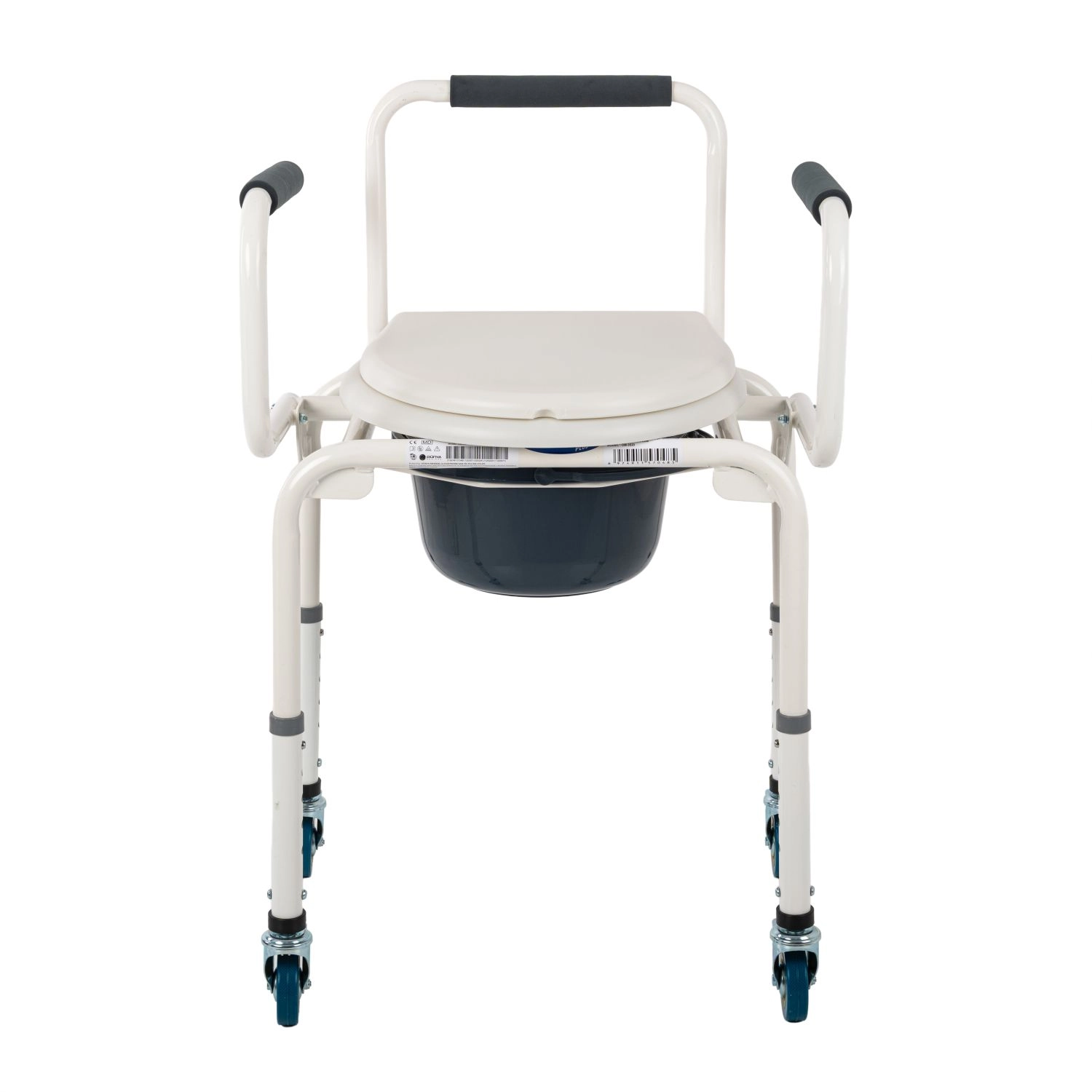 Comfort Plus DM-3520 Tuvalet Özellikle Tekerlekli Kovalı Komot Sandalyesi