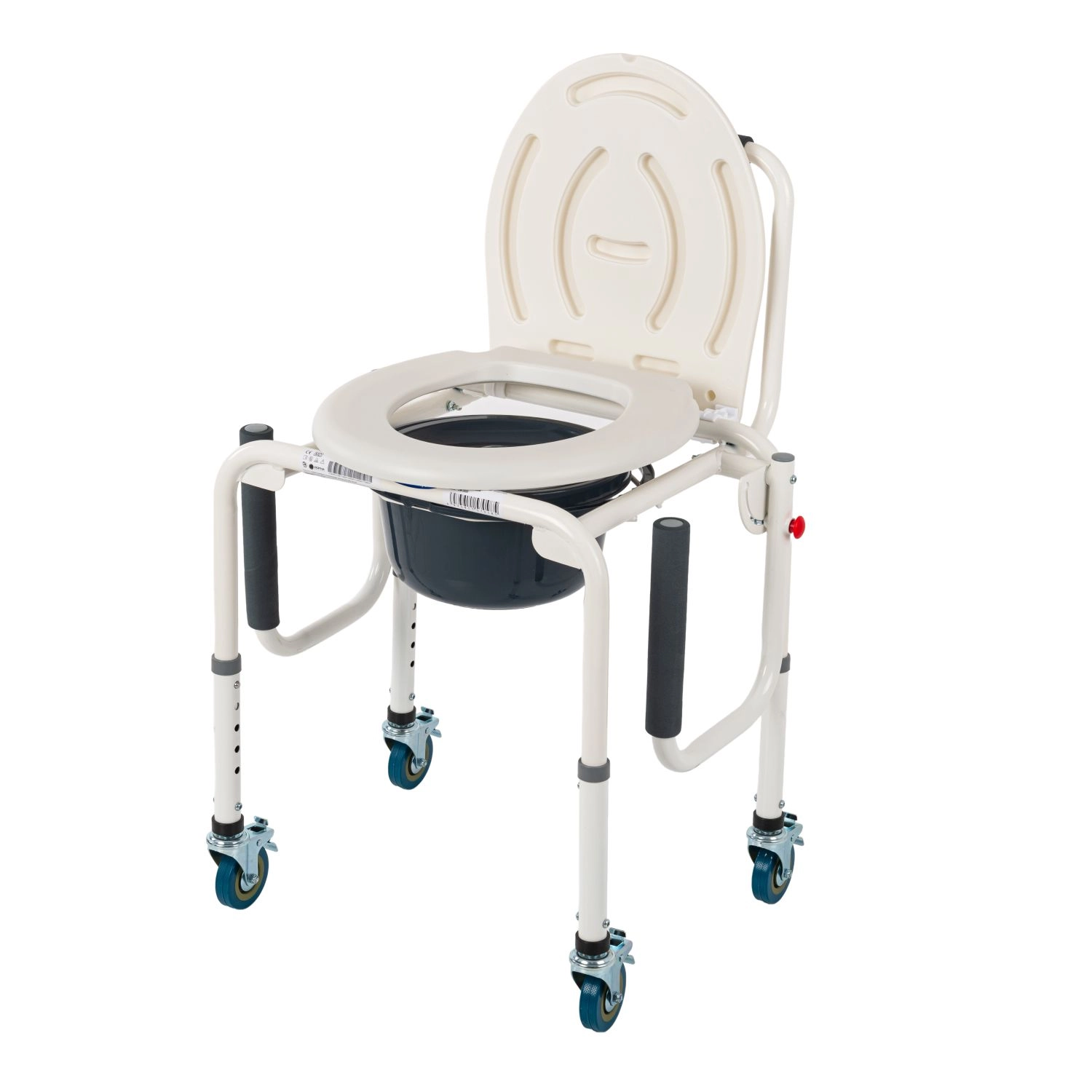 Comfort Plus DM-3520 Tuvalet Özellikle Tekerlekli Kovalı Komot Sandalyesi