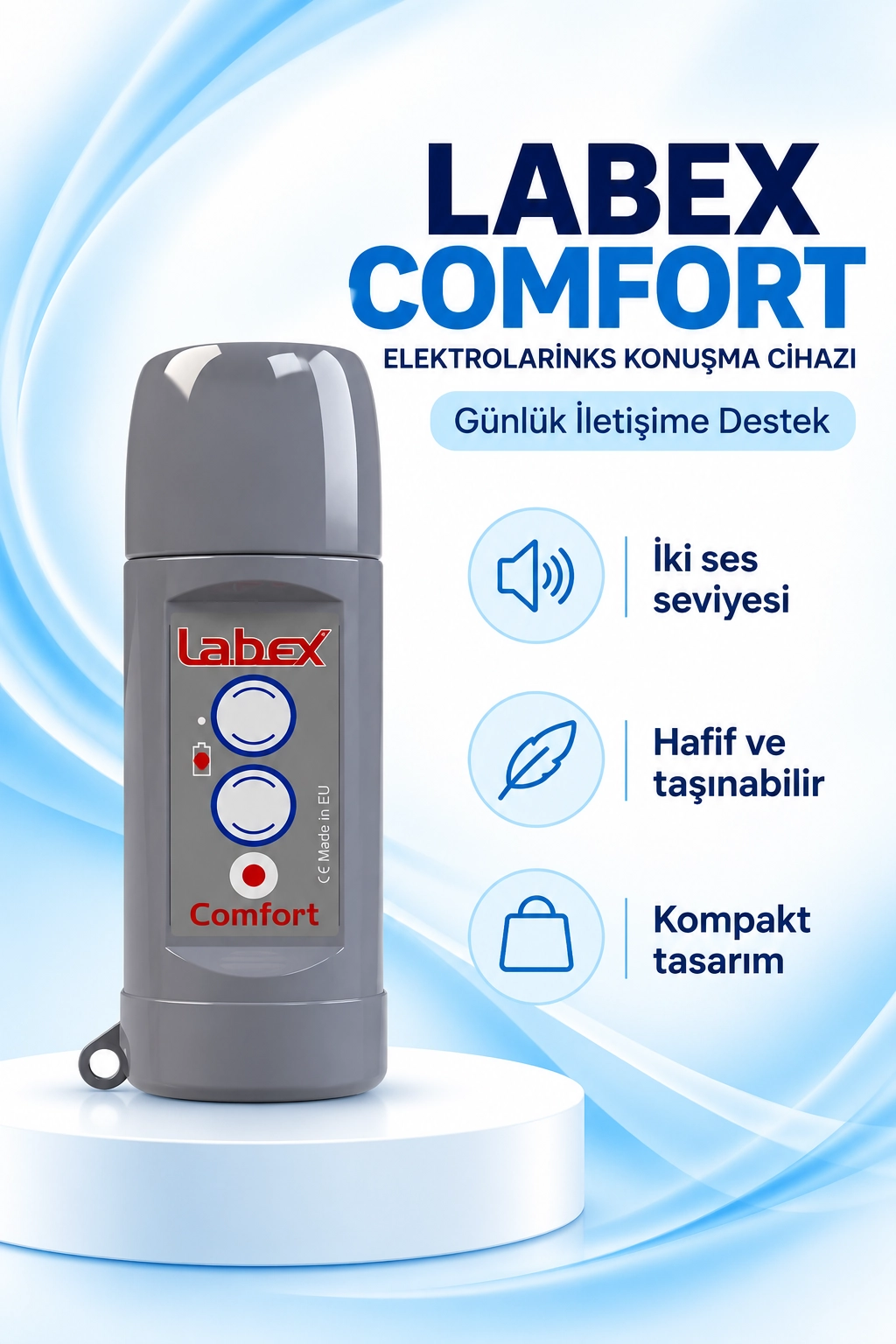 Labex Comfort Elektrolarinks Konuşma Cihaz