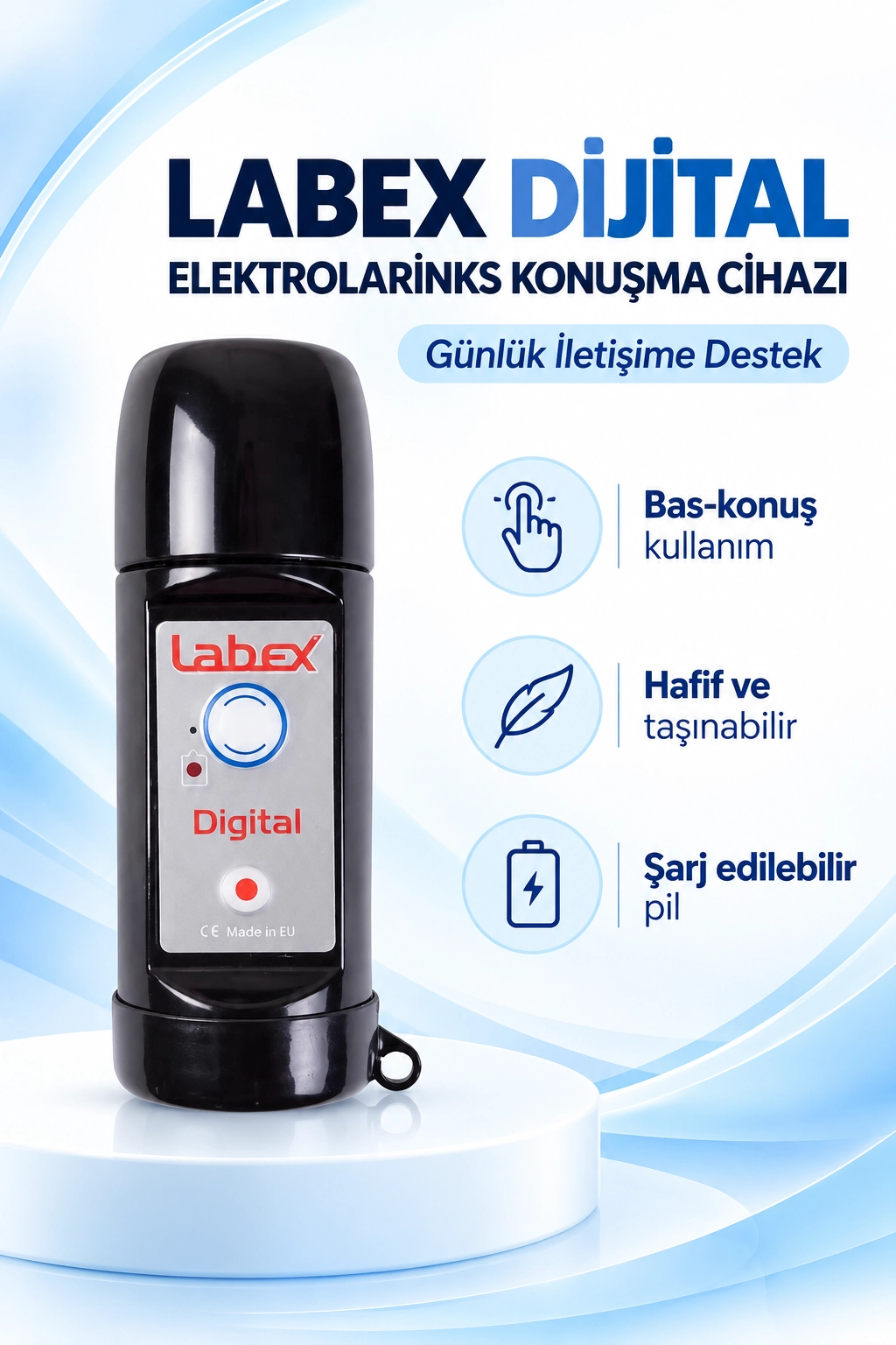 Labex Dijital Elektrolarinks Konuşma Cihazı 