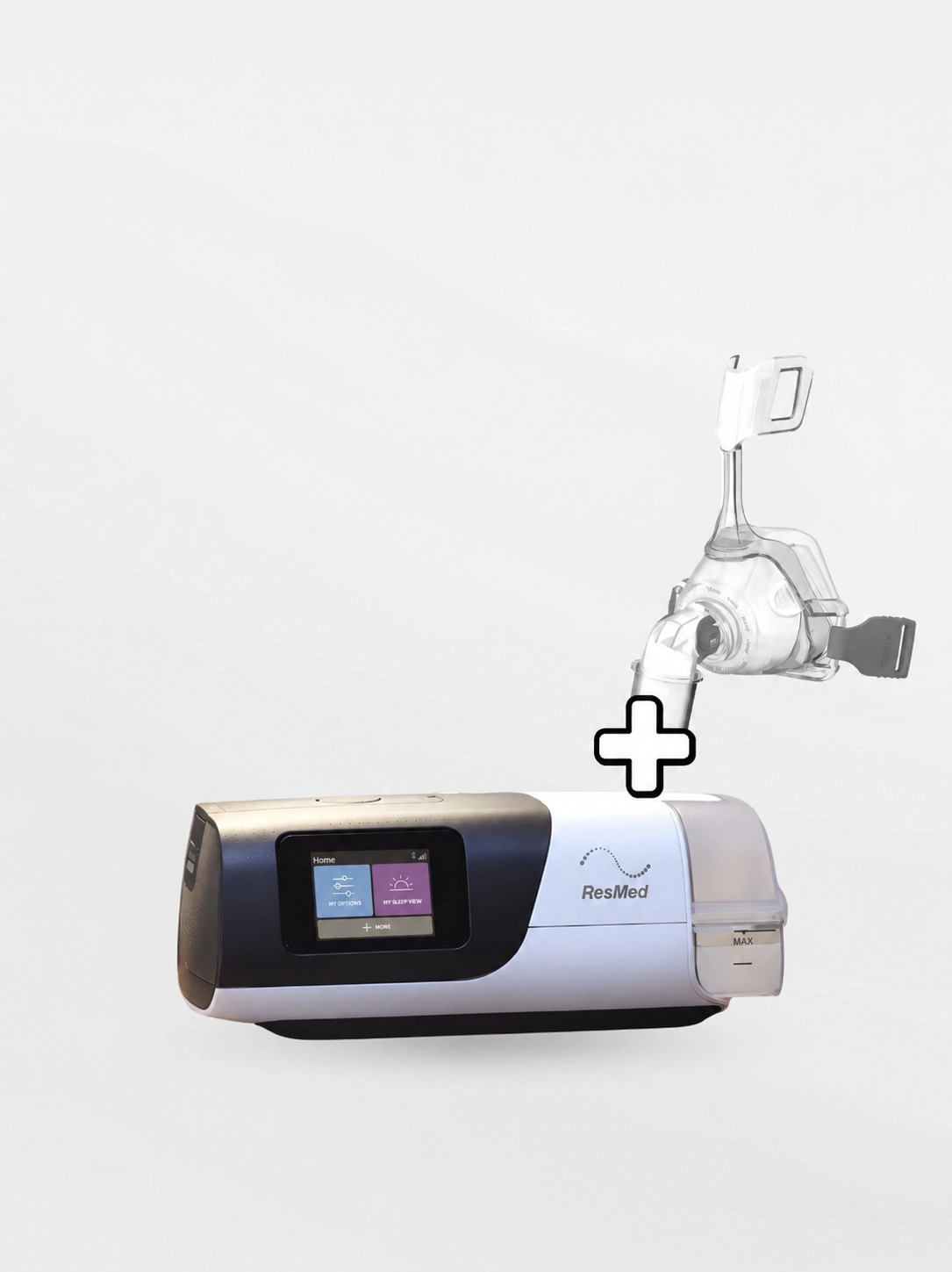 ResMed AirSense 11 AutoSet CPAP Cihazı – Nemlendirici ve RNX Maske Dahil