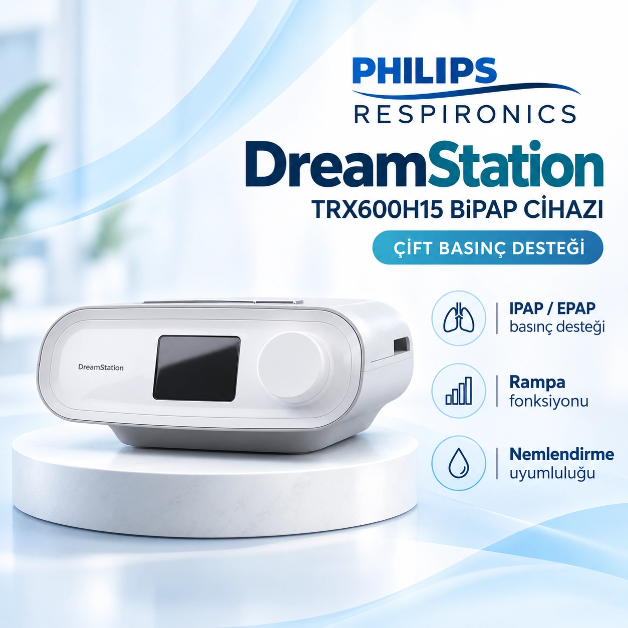 Philips Respironics DreamStation TRX600H15 BiPAP Cihazı