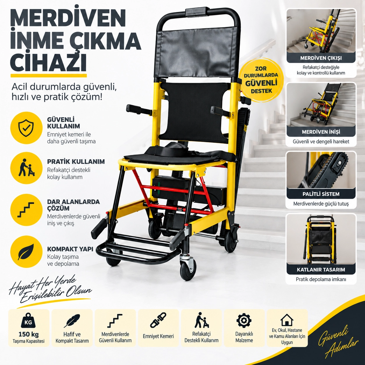 Dragon Merdiven İnme Çıkma Cihazı