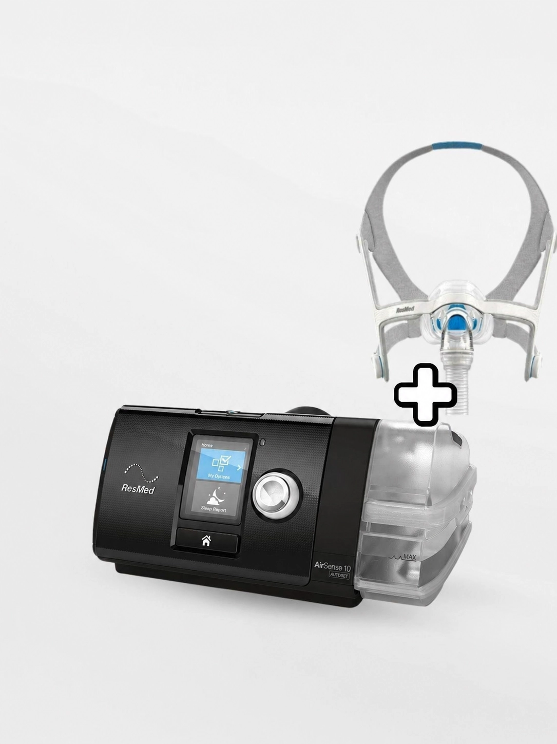 ResMed AirSense AutoSet CPAP Cihazı + HumidAir Nemlendirici + N20 Maske