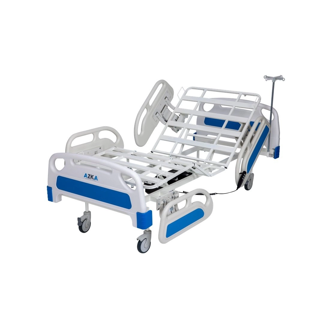 AZKA DFA1 Dual Motorlu ABS Korkuluklu Ekonomi̇k Hasta Karyolası