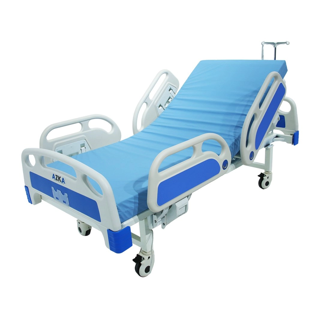 AZKA 2001E 2 Motorlu ABS Korkuluklu Hasta Karyolası