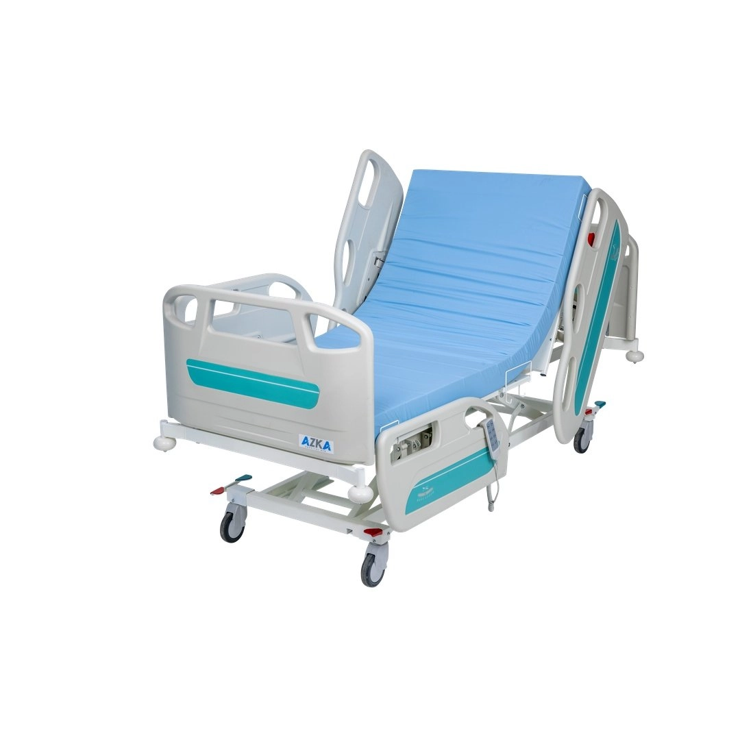 AZKA 4002 4 Motorlu ABS Korkuluklu Hasta Karyolası