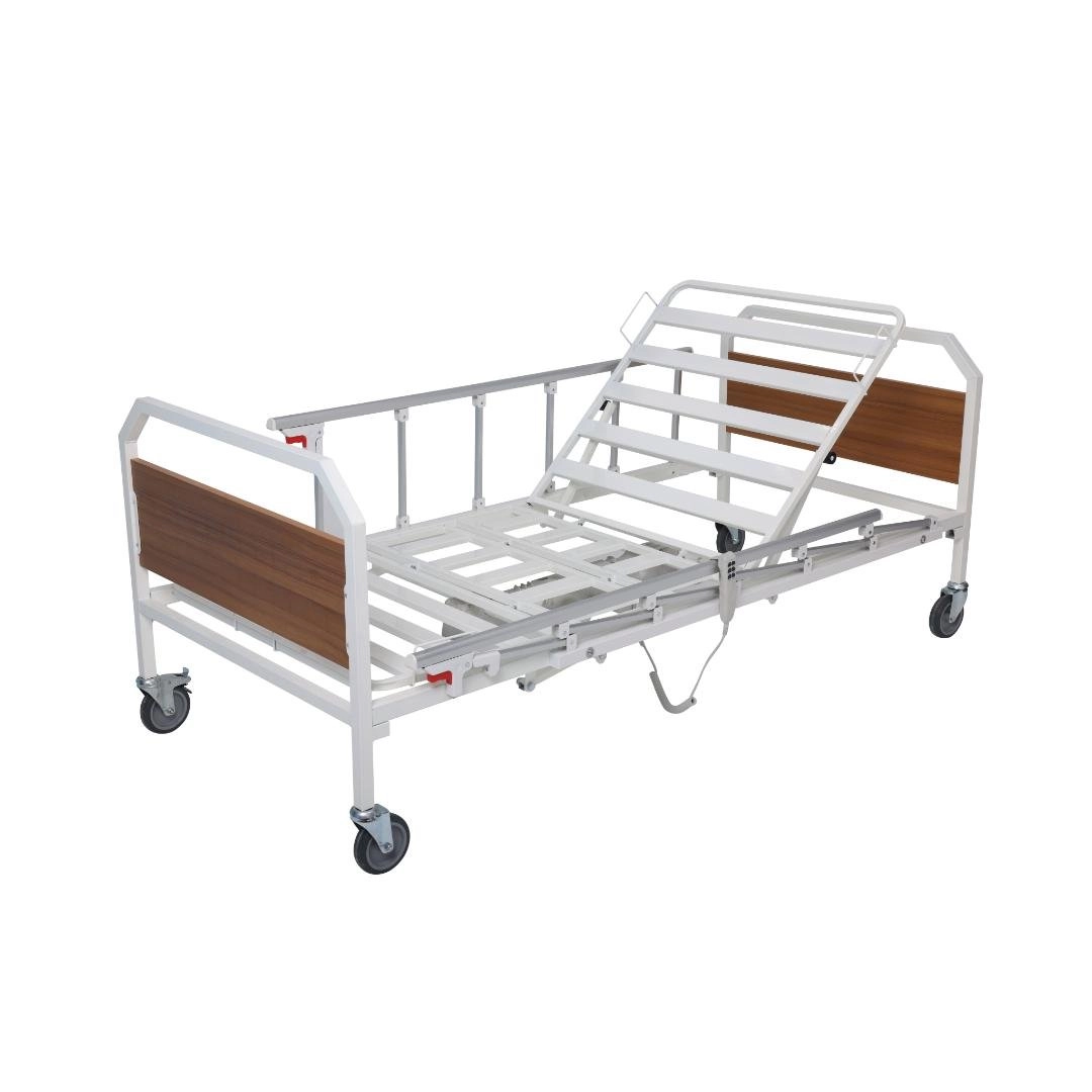 AZKA DD01 Dual Motorlu Alüminyum Korkuluklu Demonte Hasta Karyolası