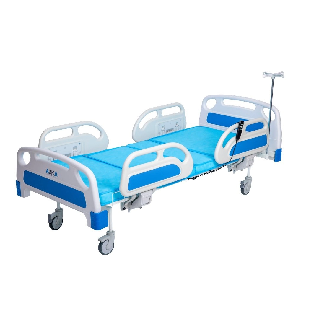AZKA DFA1 Dual Motorlu ABS Korkuluklu Ekonomi̇k Hasta Karyolası