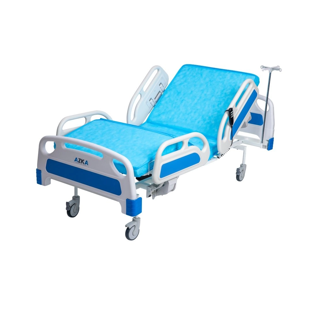 AZKA DFA1 Dual Motorlu ABS Korkuluklu Ekonomi̇k Hasta Karyolası