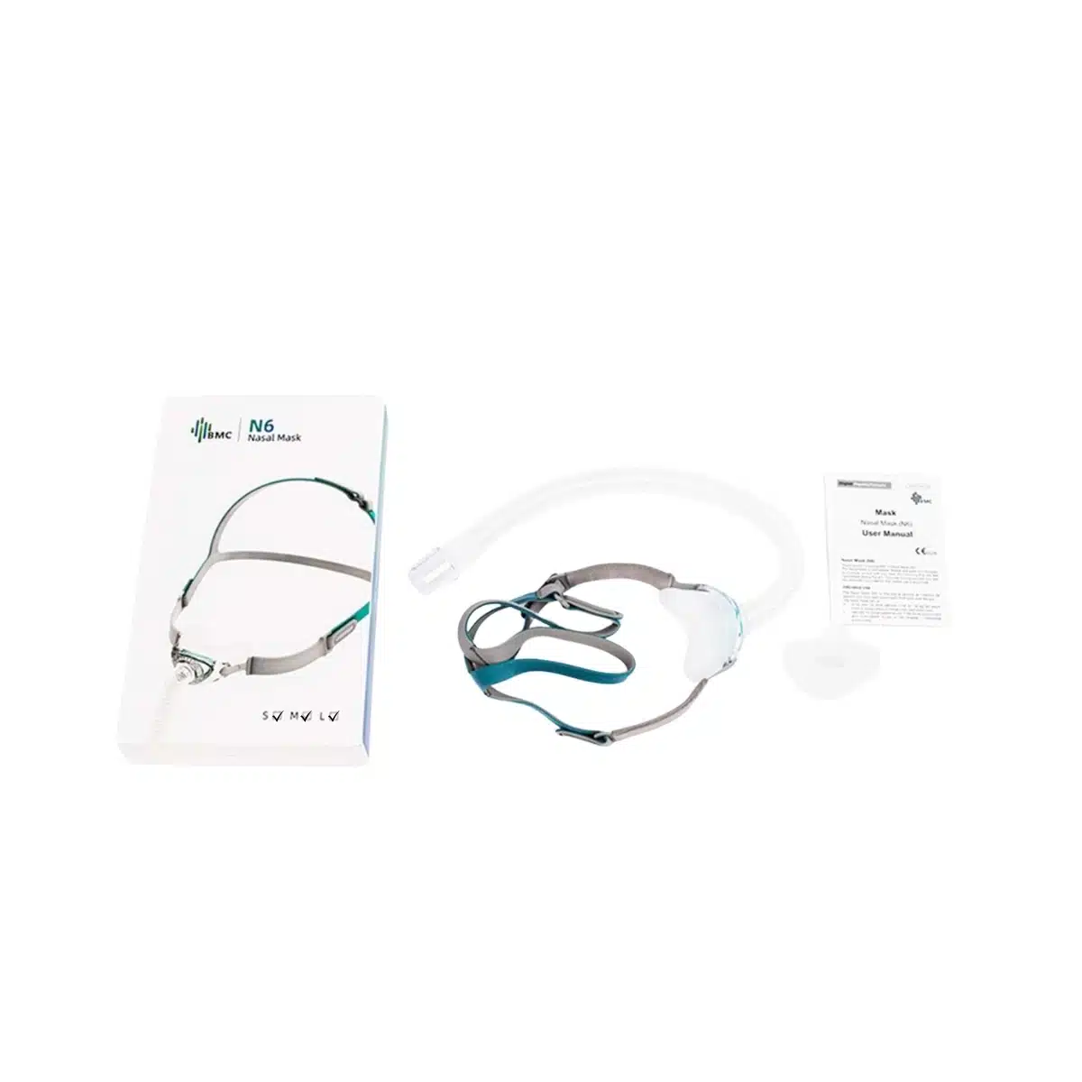 BMC N6 Nazal CPAP Maskesi Full Set | S, M, L Beden