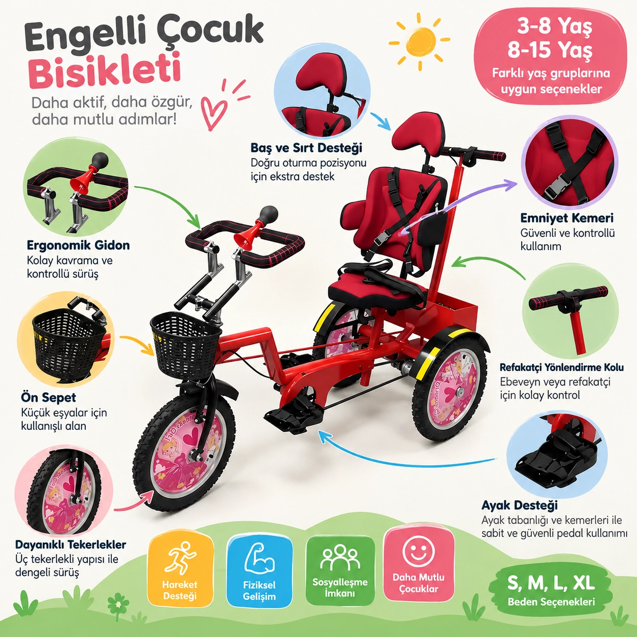 Engelli Çocuk Bisikleti