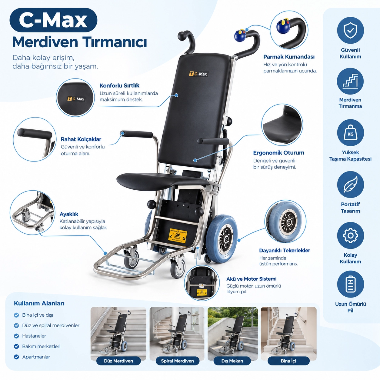 C-Max Merdiven Tırmanıcı 