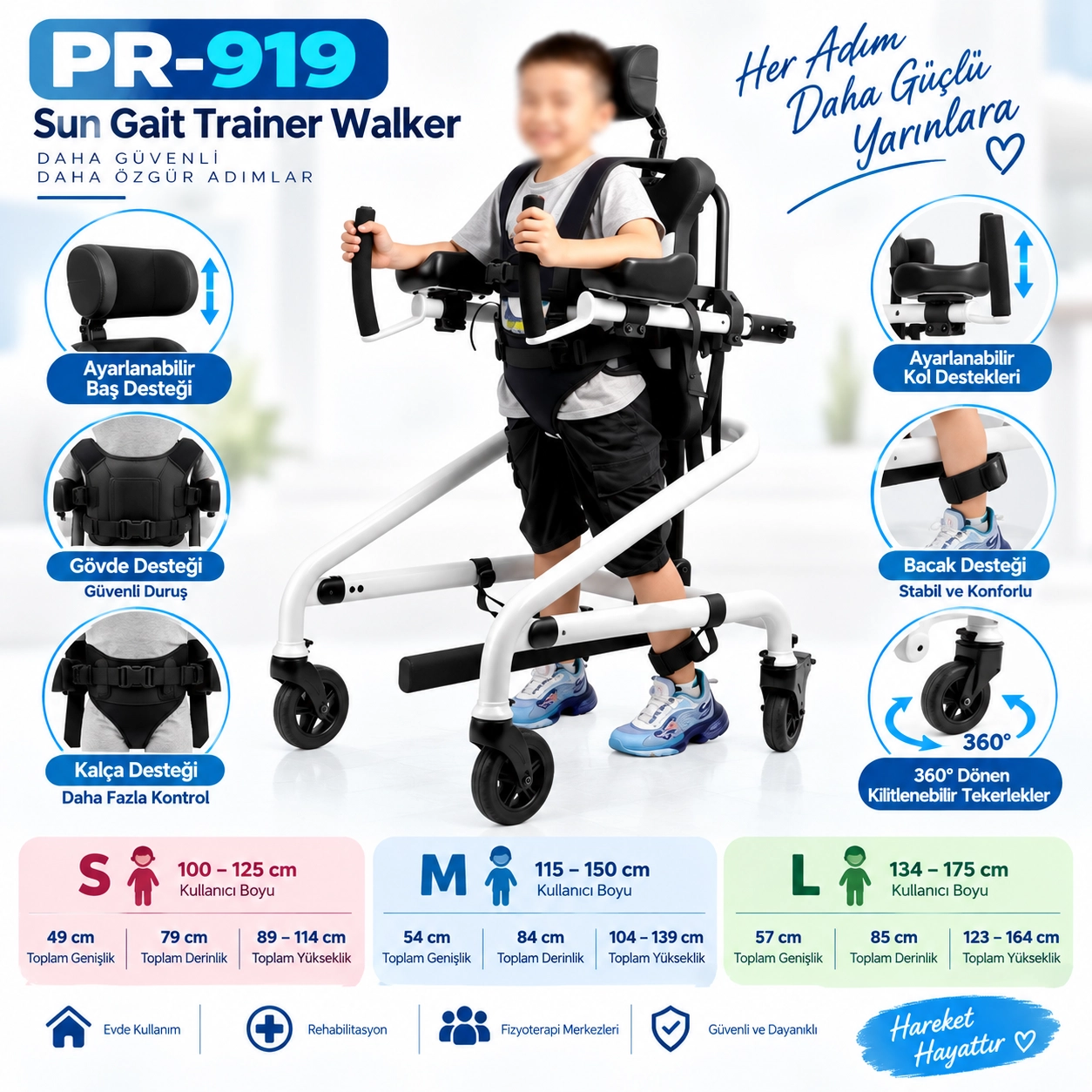 Sun Gait Trainer Walker