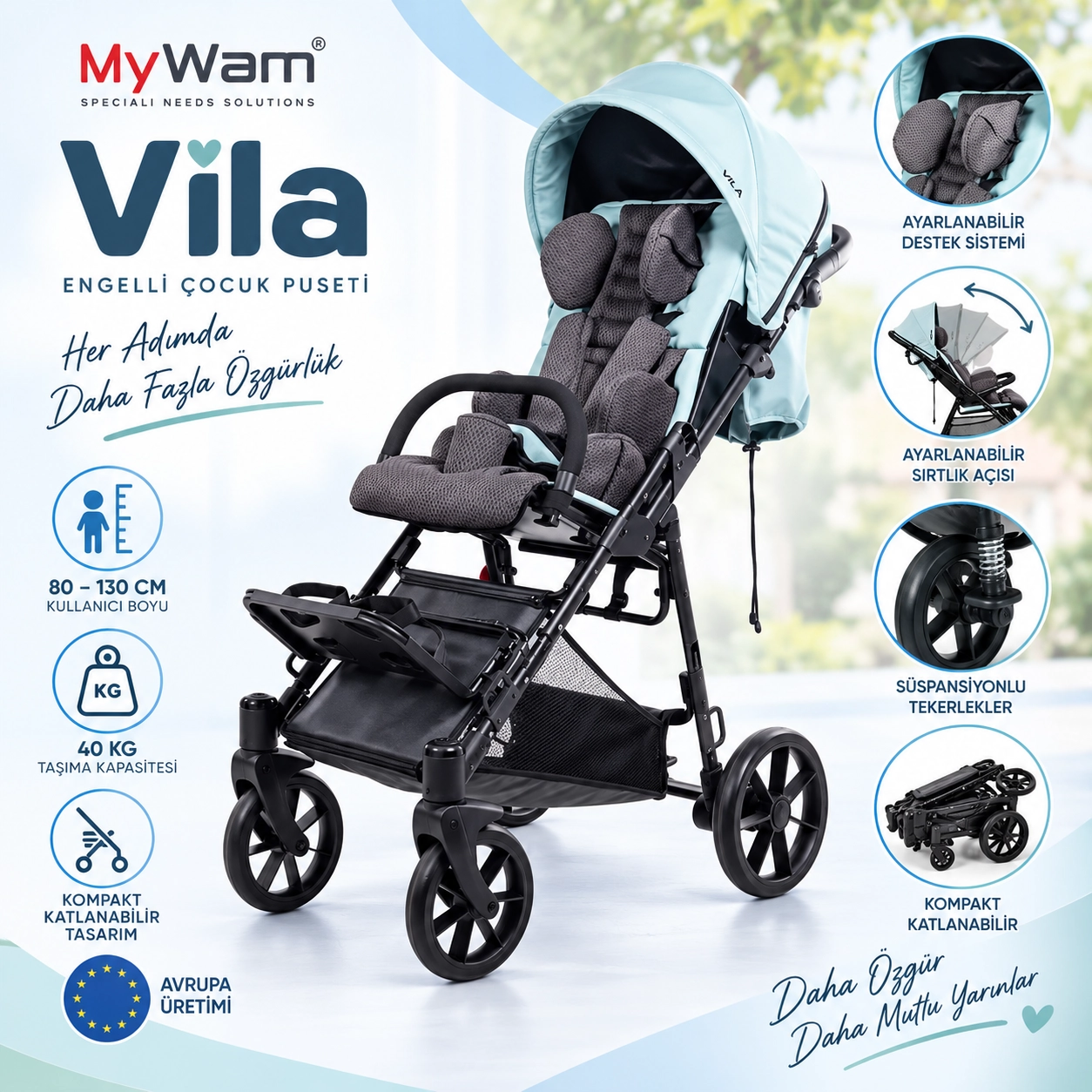 Mywam Vila Engelli Çocuk Puseti