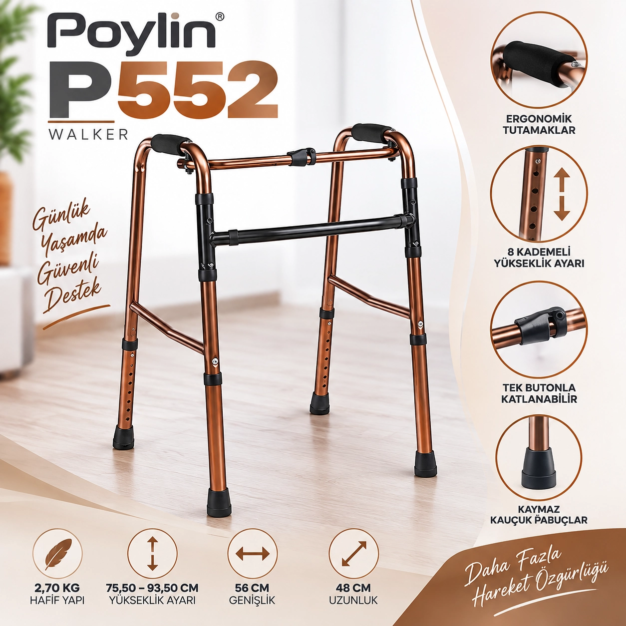 Poylin P552 Bronz Walker
