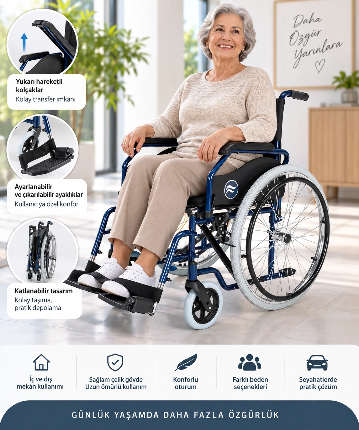 Breezy 90 Manuel Tekerlekli Sandalye