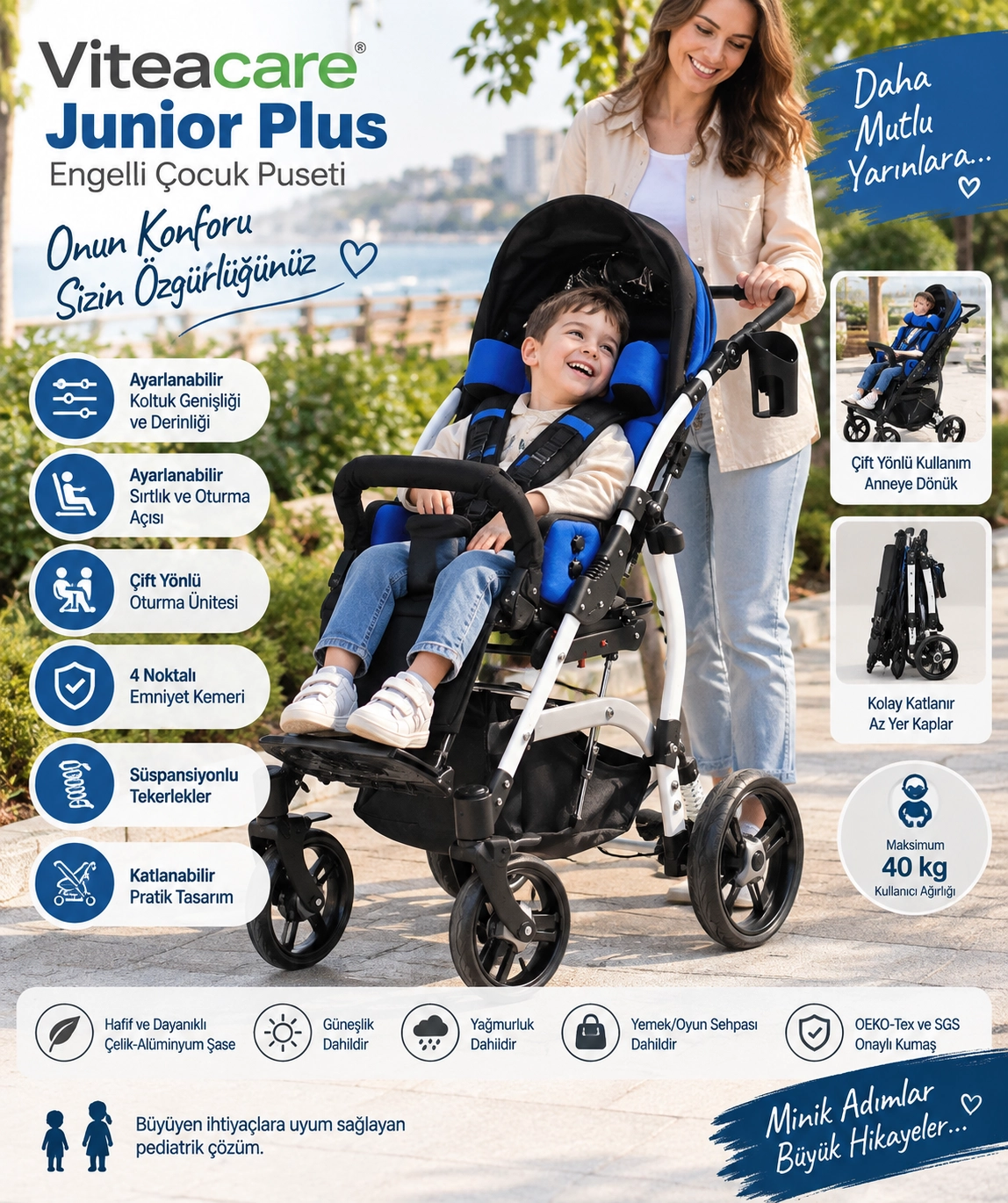Vitea Care Junior Plus Engelli Çocuk Puseti