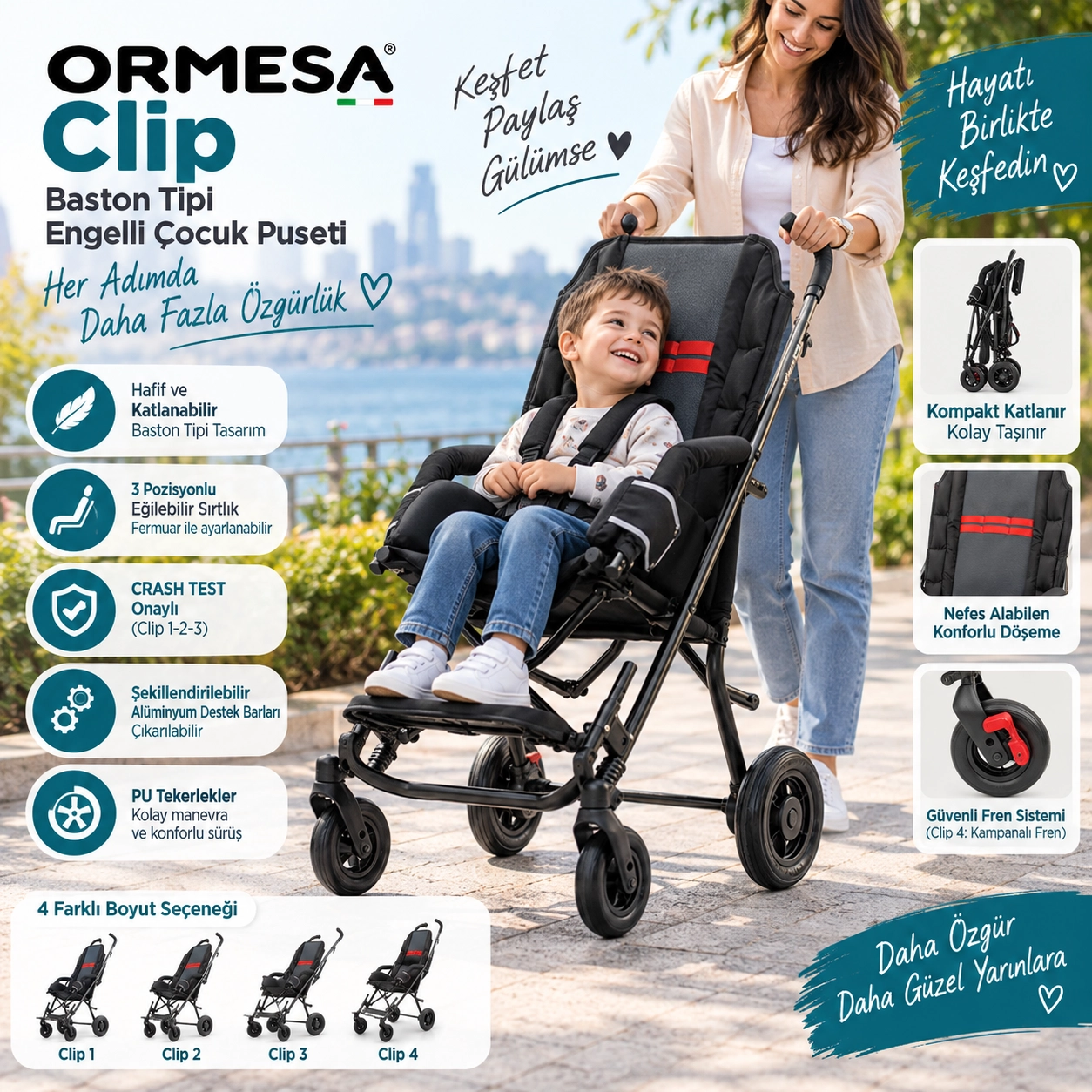 Ormesa Clip Engelli Puseti