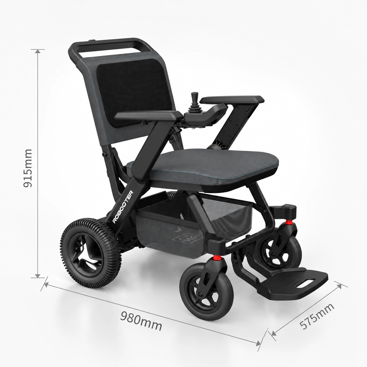 Robooter C40 Katlanabilir Akülü Tekerlekli Sandalye