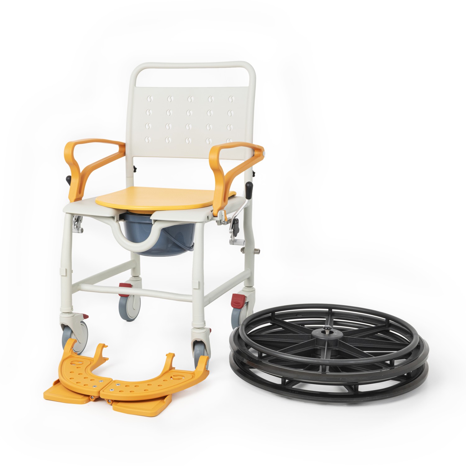 Comfort Plus DM-8088B Banyo ve Tuvalet Sandalyesi (6 Tekerlekli)
