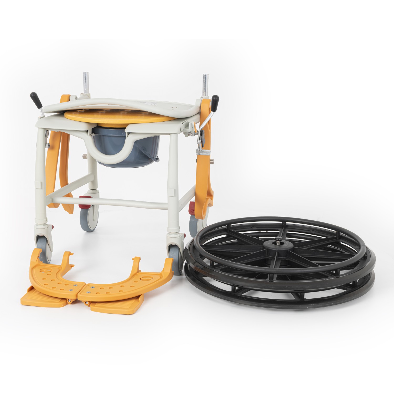 Comfort Plus DM-8088B Banyo ve Tuvalet Sandalyesi (6 Tekerlekli)