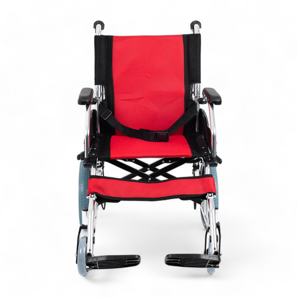 Comfort Plus KY863LABJ-A12 Alüminyum Özellikli Tekerlekli Sandalye Kırmızı