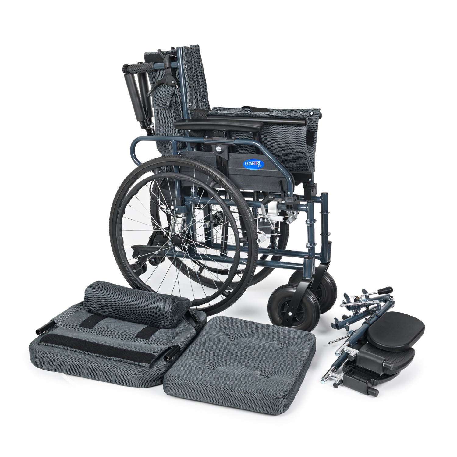 Comfort Plus KY954LGC-46 Lux Baş & Boyun Destekli Tekerlekli Sandalye