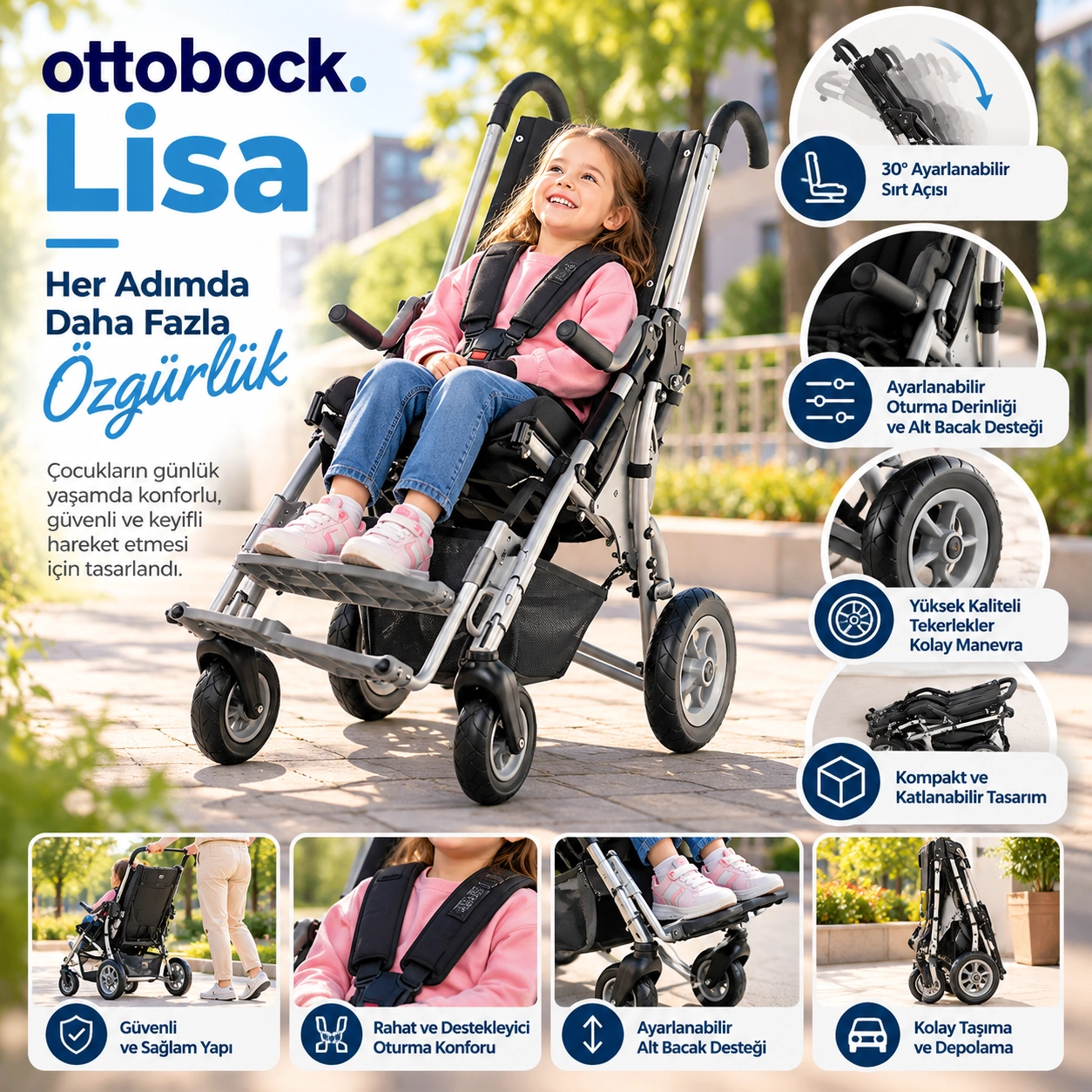 Ottobock Lisa Engelli Çocuk Puseti 