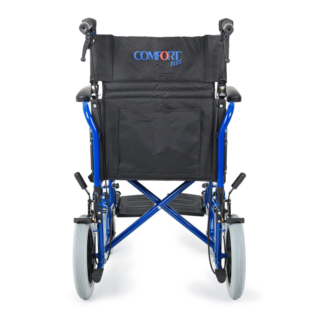 Comfort Plus DM-327 Mini Lacivert Özellikli Transfer Tekerlekli Sandalyesi