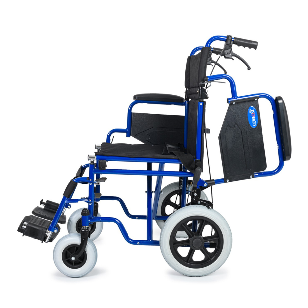 Comfort Plus DM-327 Mini Lacivert Özellikli Transfer Tekerlekli Sandalyesi