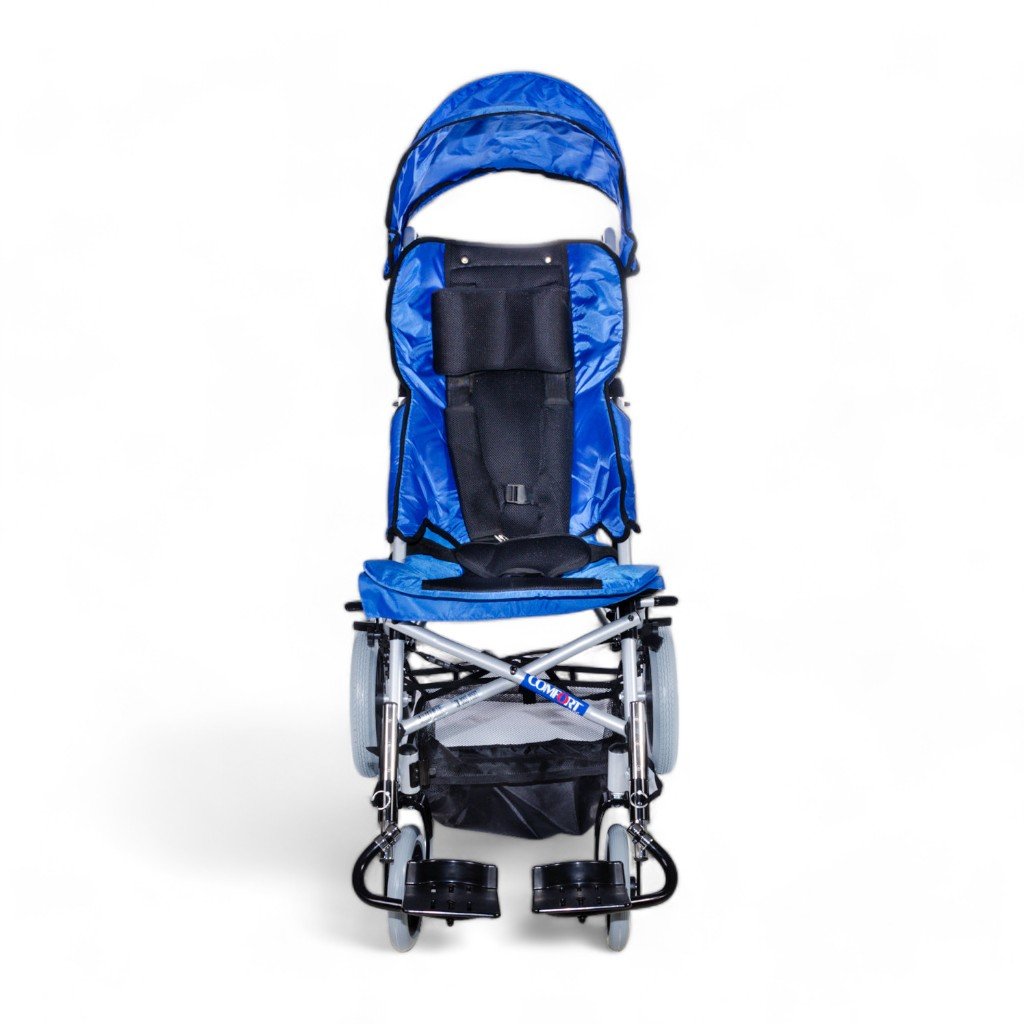 Comfort Plus DM-BOSS Mavi Engelli Pediatrik Baston Puset