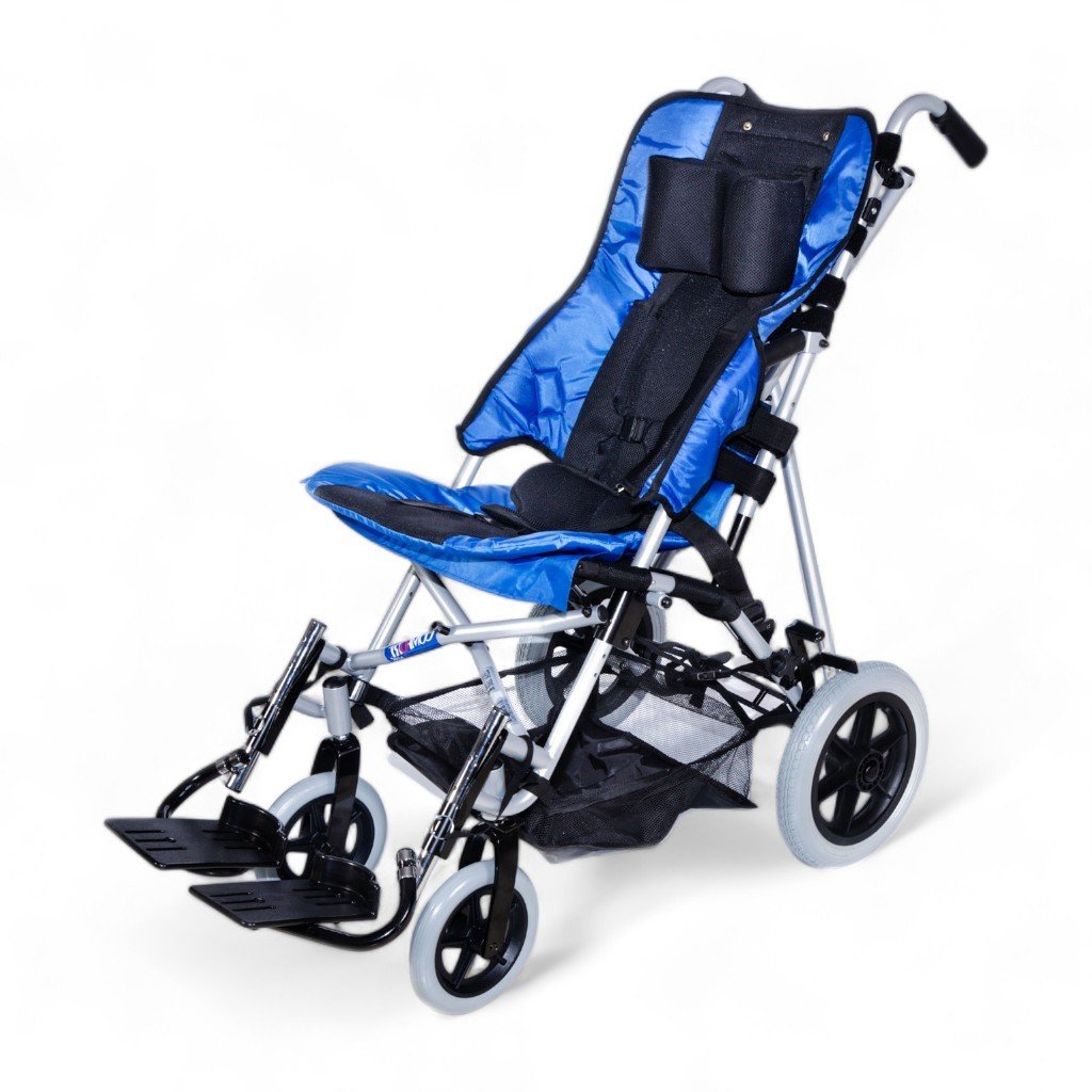 Comfort Plus DM-BOSS Mavi Engelli Pediatrik Baston Puset