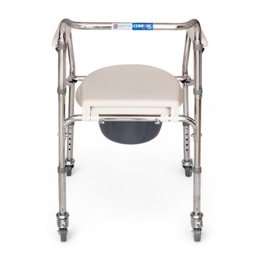 Comfort Plus DM696 Tekerlekli Kovalı Komot