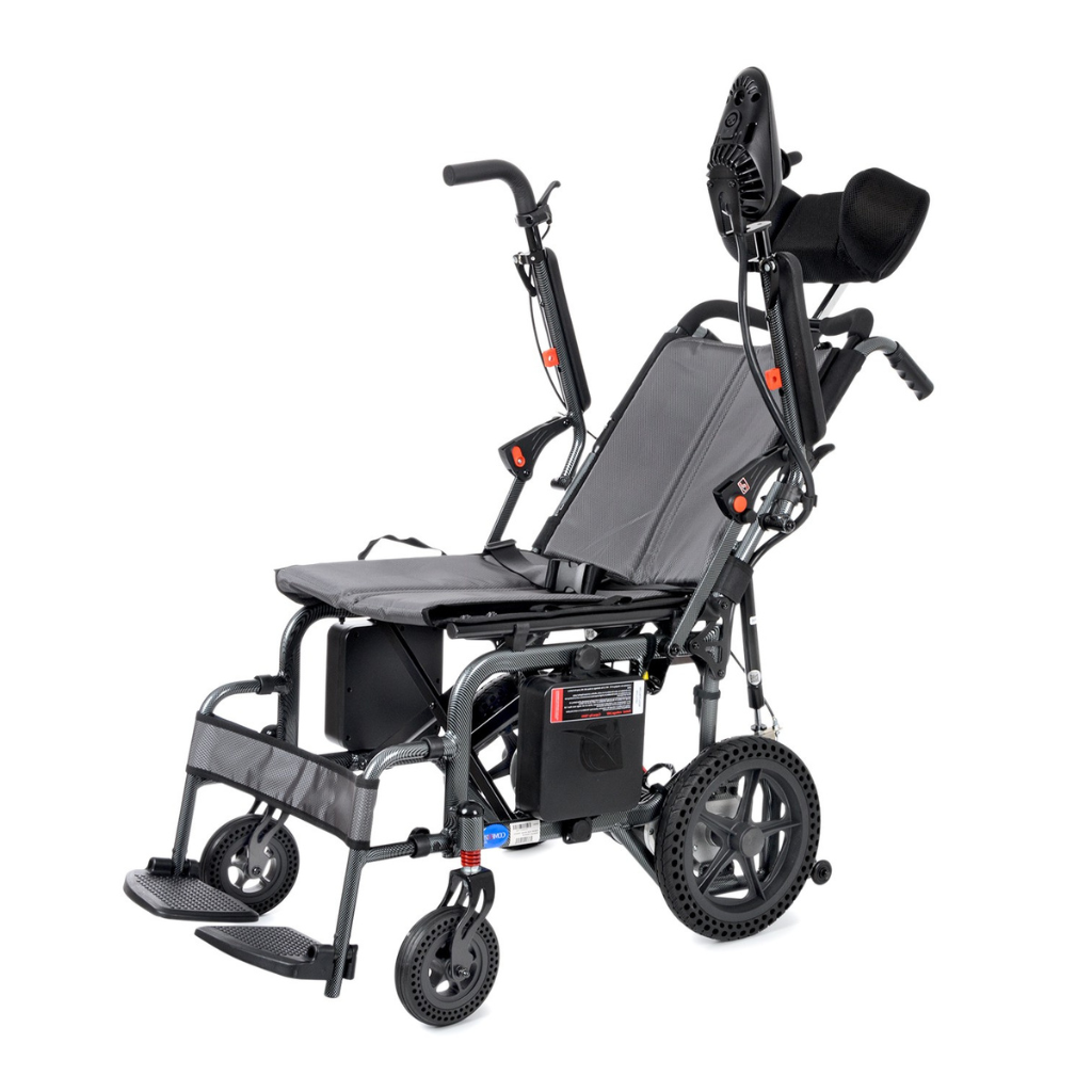 Comfort Plus DY01102 Portatif Lityum Pilli (Akülü) Tekerlekli Sandalye Baş Destekli, Sırt Yatar