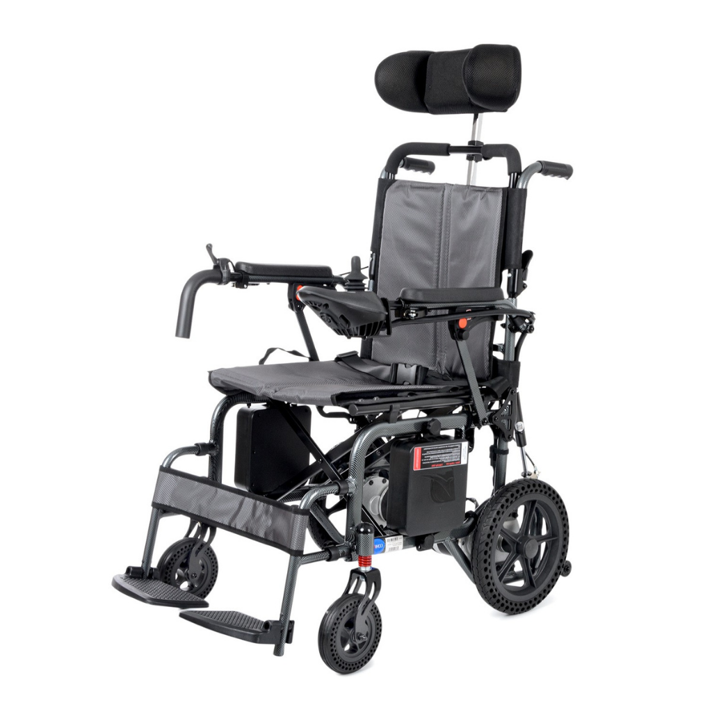 Comfort Plus DY01102 Portatif Lityum Pilli (Akülü) Tekerlekli Sandalye Baş Destekli, Sırt Yatar